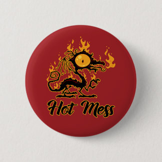 Hot Mess Crispy Dragon Button