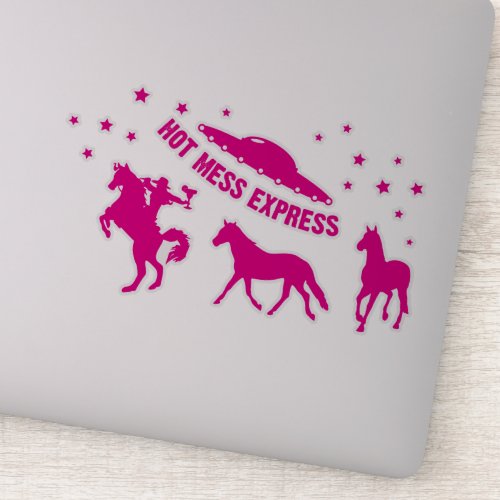 Hot Mess Express Vinyl Sticker