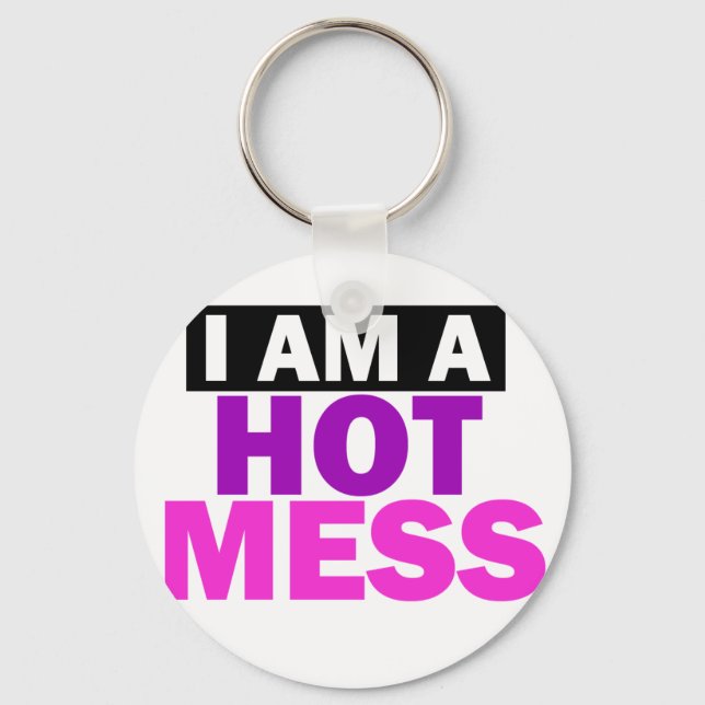 HOT MESS KEYCHAIN (Front)