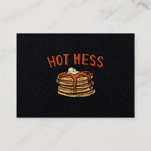 Hot Mess Pancake Breakfast Business Card