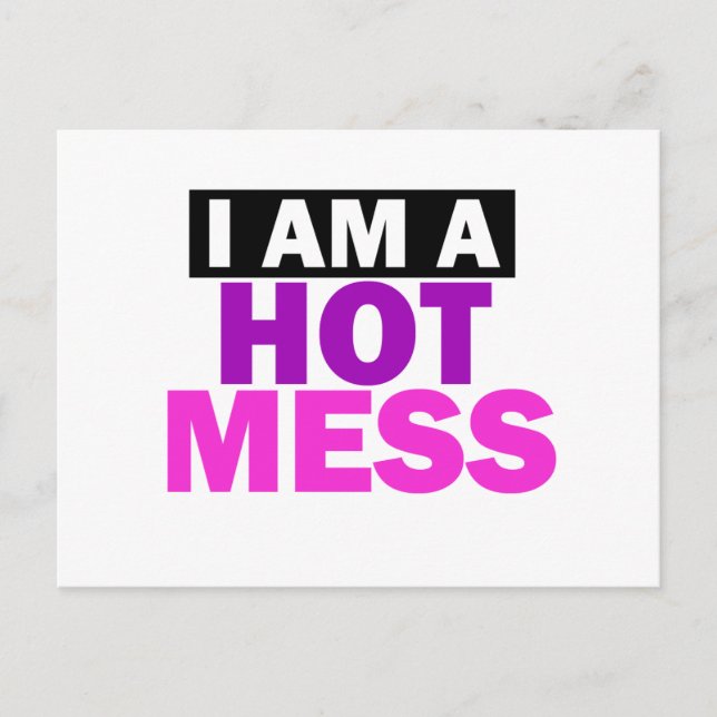 HOT MESS POSTCARD (Front)