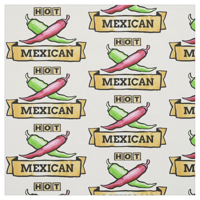 Hot Mexican custom color fabric (Swatch)