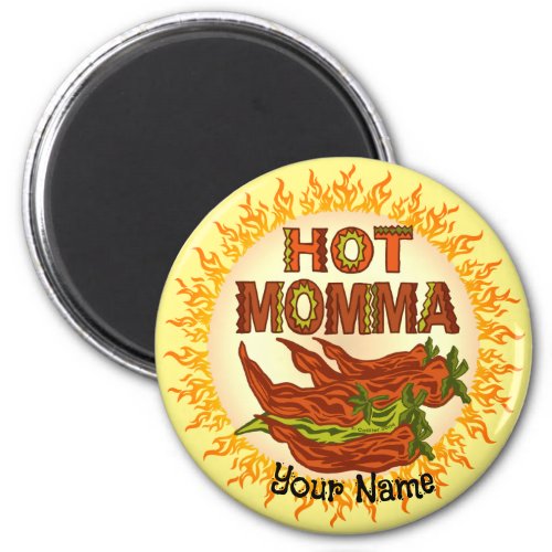 Hot Momma custom name Magnet