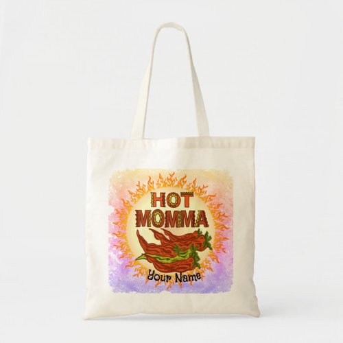 Hot Momma custom name Tote Bag