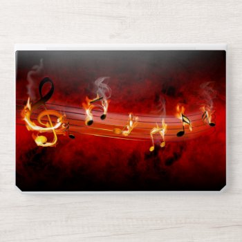 Hot Music Notes Hp Laptop Skin by FantasyCases at Zazzle
