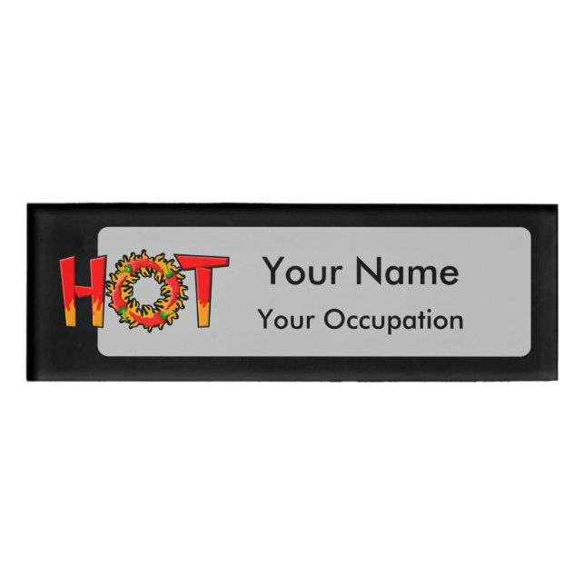 HOT NAME TAG (Front)