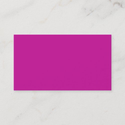 Hot Neon Pink Business Card