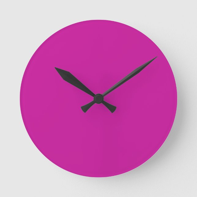 Hot Neon Pink Clock (Front)