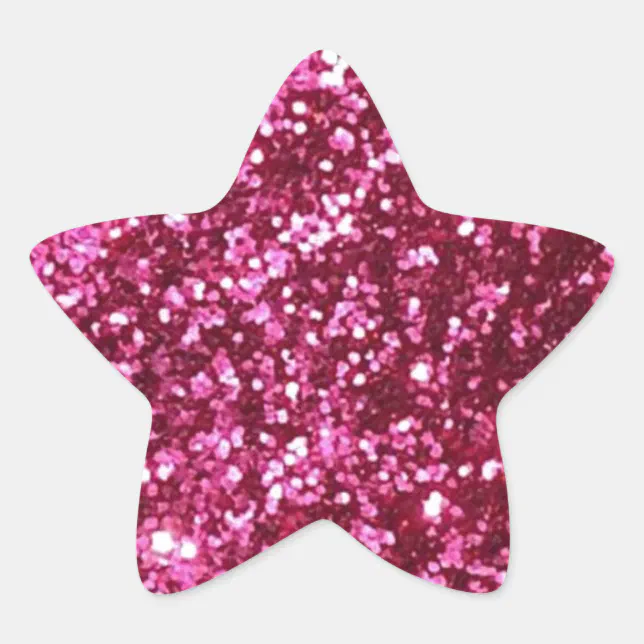 Vinyl Sticker: Neon Glitter Star Vinyl Sticker: Neon Glitter Star