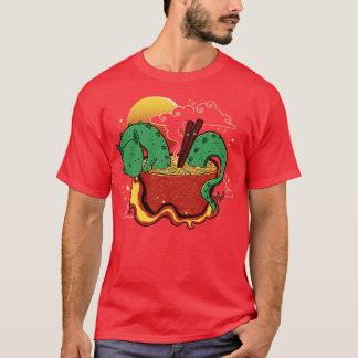 Hot Noodle Kawaii Dragon by Tobe Fonseca T-Shirt