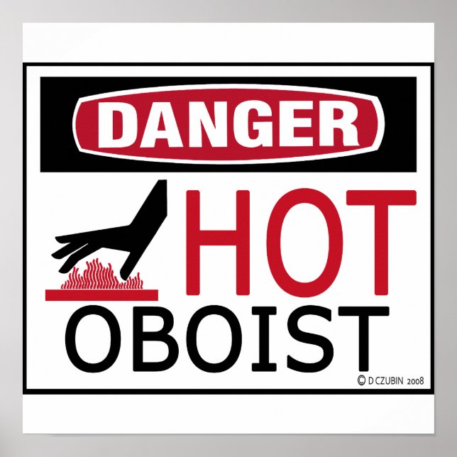 Hot Oboist Poster (Front)