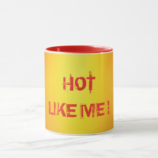 Hot Orange. Mug (Center)