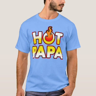 Hot Papa Cool Best Dad Gift For Fathers T-Shirt