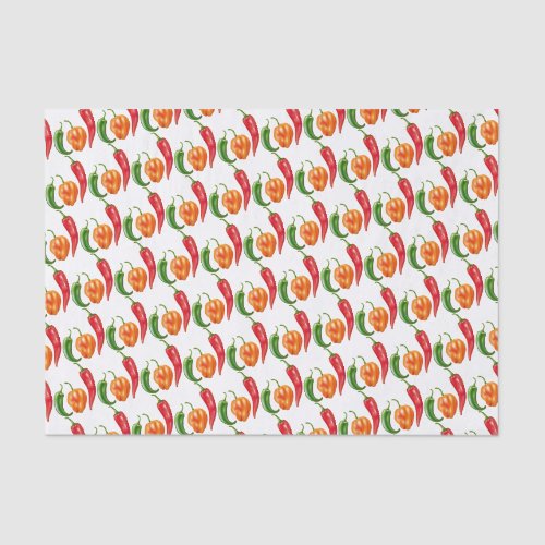Hot Pepper Chili Habanero Jalapeno Tissue Paper