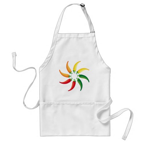 Hot Pepper Chilis Southwest Tex Mex Peppers Adult Apron