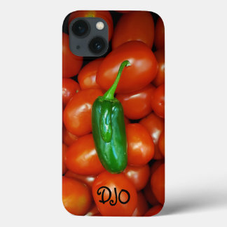 Hot Pepper Cool Tomato Personalized iPhone 13 Case