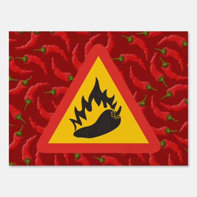 Hot pepper danger sign (Front)