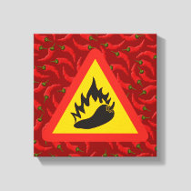 Hot pepper danger sign