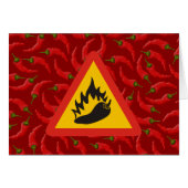 Hot pepper danger sign (Front Horizontal)