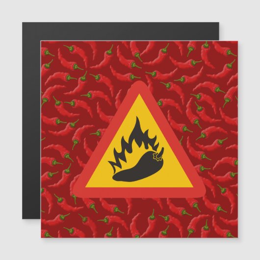 Hot pepper danger sign (Front/Back)