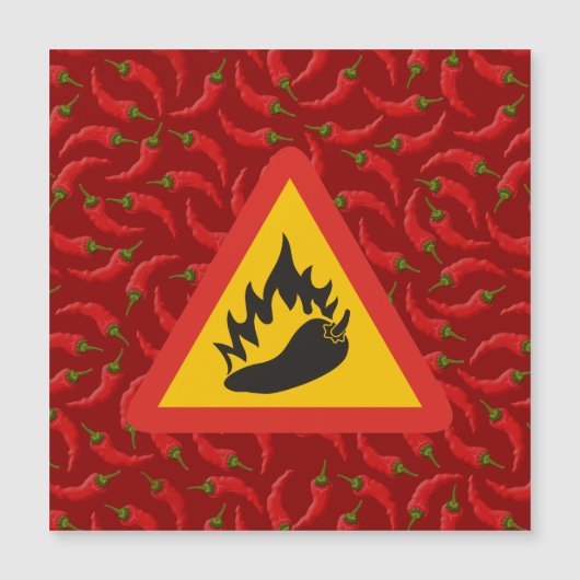 Hot pepper danger sign (Front)