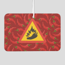 Hot pepper danger sign air freshener