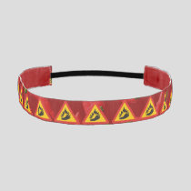 Hot pepper danger sign athletic headband