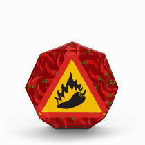 Hot pepper danger sign award