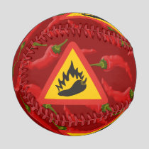 Hot pepper danger sign baseball