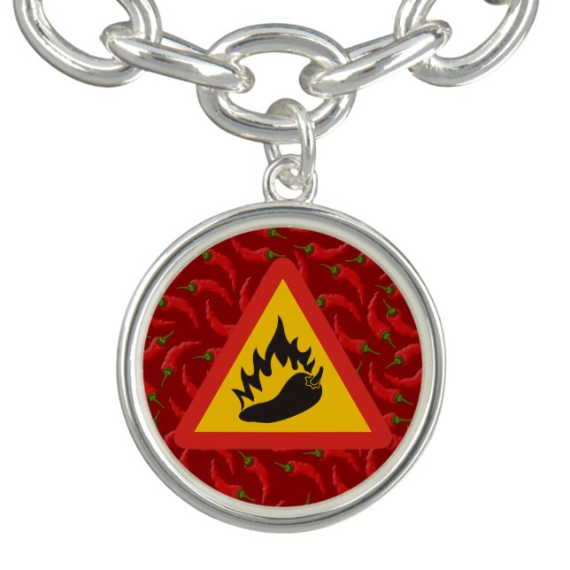 Hot pepper danger sign bracelet (Design)
