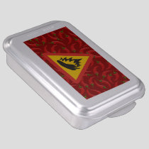 Hot pepper danger sign cake pan