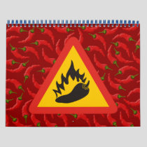 Hot pepper danger sign calendar