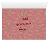 Hot pepper danger sign cards (Inside Horizontal (Bottom))