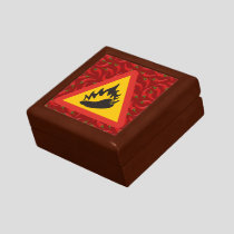 Hot pepper danger sign gift box