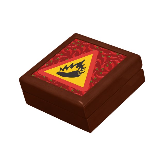 Hot pepper danger sign gift box (Side)