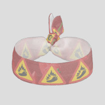Hot pepper danger sign hair tie