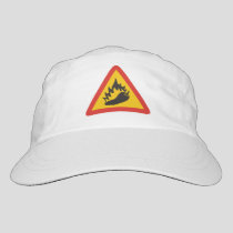 Hot pepper danger sign hat