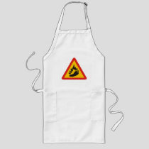 Hot pepper danger sign long apron