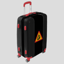 Hot pepper danger sign luggage