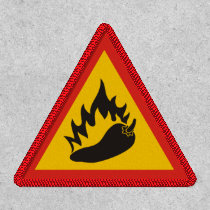 Hot Pepper Danger Sign Patch