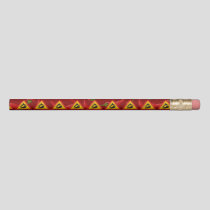 Hot pepper danger sign pencil