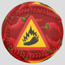 Hot pepper danger sign softball
