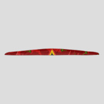 Hot pepper danger sign tie headband