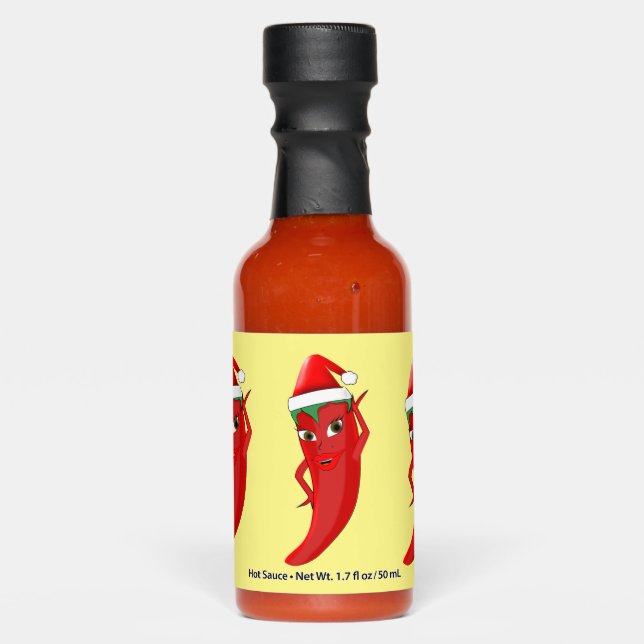 Hot Pepper Diva Christmas Edition Hot Sauces (Front)