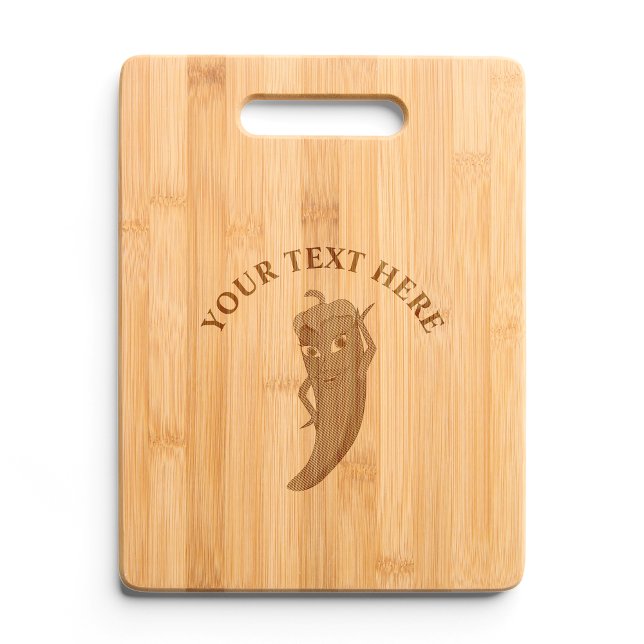 Hot Pepper Diva Custom  Engraved Cutting Board (Creator Uploaded)