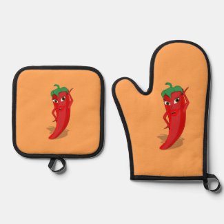 Hot Pepper Diva Drawing Custom