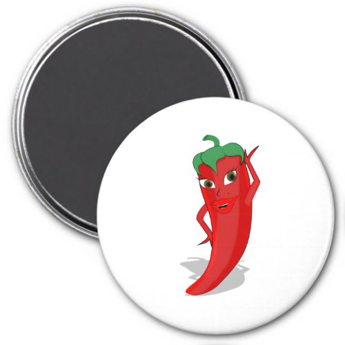 Hot Pepper Diva Magnet