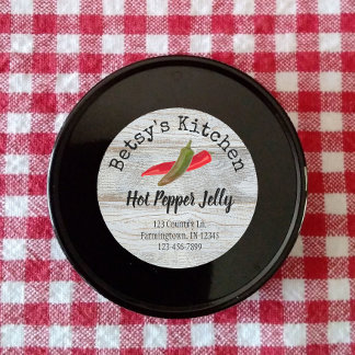 Hot Pepper Jelly Product Sticker