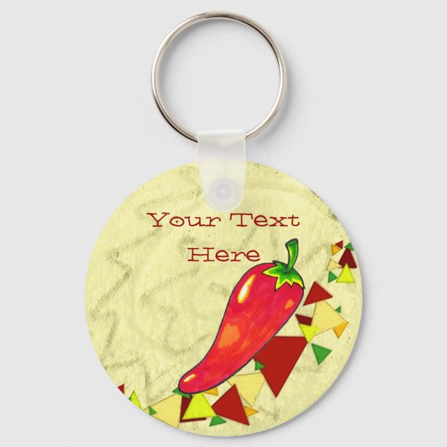 Hot Pepper Keychain (Front)