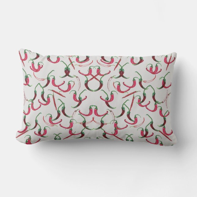 Hot pepper  lumbar pillow (Front)